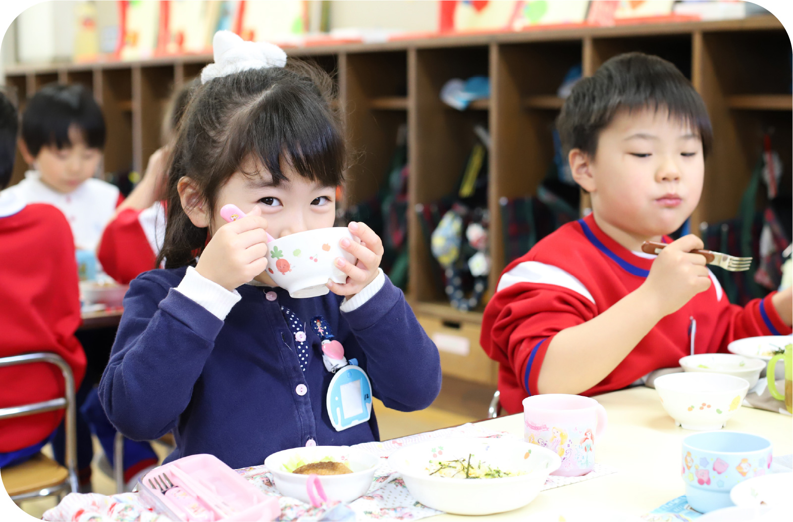 栄養満点！自園調理でおいしい給食